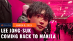 Lee Jong-suk is headed to Manila