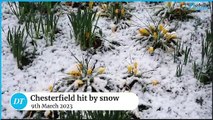 Chesterfield hit by snow