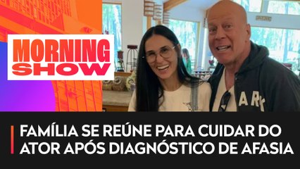Demi Moore está morando com o ex-marido Bruce Willis