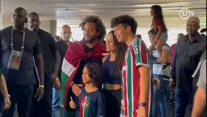 Download Video: Marcelo chega ao Brasil para se apresentar ao Fluminense 17 anos após sua saída