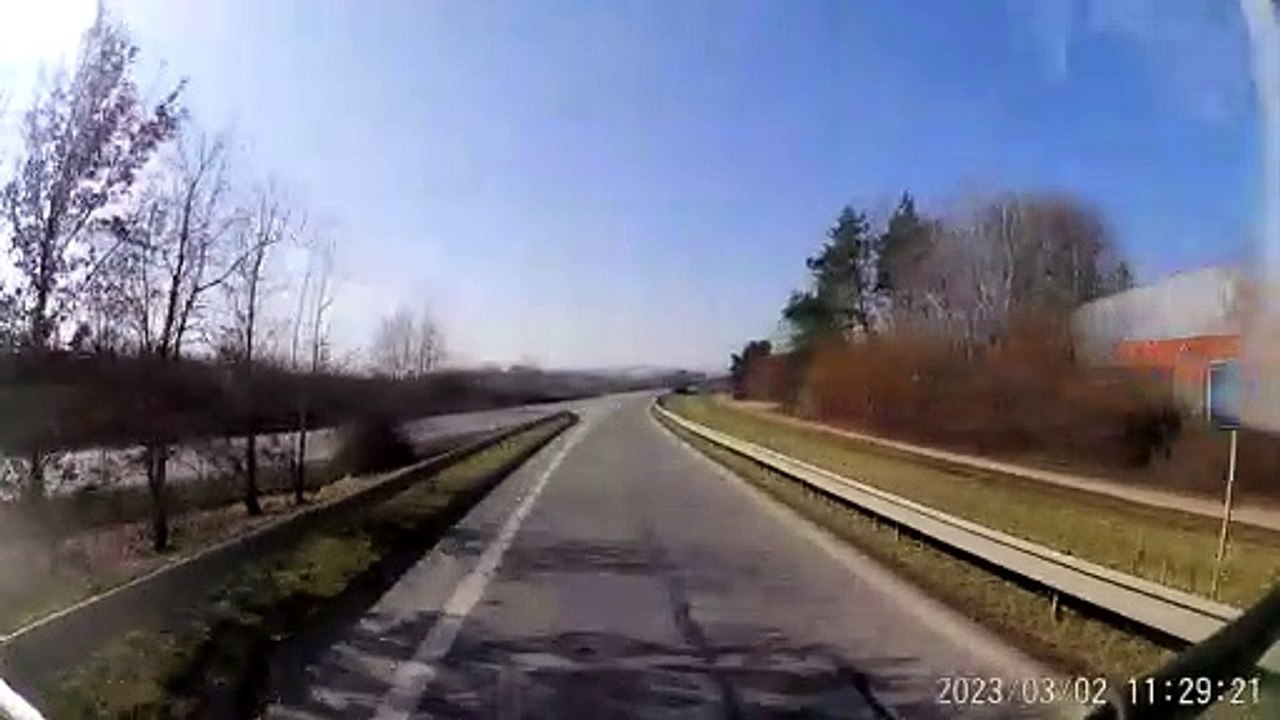 Illegal U-Turn Close Call