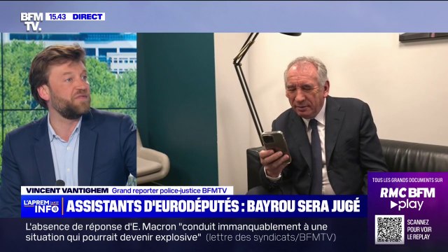 François Bayrou est renvoyé devant la justice dans l'affaire de l'emploi irrégulier d'assistants d'eurodéputés
