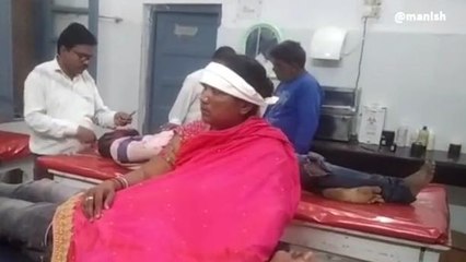 सतना:भीषण सड़क हादसे में आधा दर्जन लोग हुए घायल,उपचार जारी