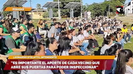 ”Es importante el aporte de cada vecino que abre sus casas para poder inspeccionar”, señaló el intendente Selatto