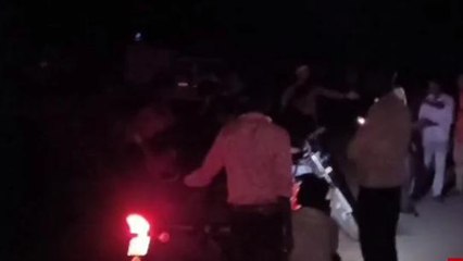 सीधी: शराबी बाइक चालक हुआ दुर्घटना का शिकार, लोगों की साहयता से पहुंचाया अस्पताल