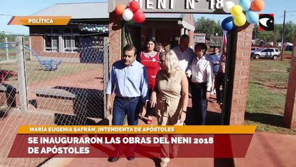 Se inauguraron las obras del NENI 2018 de Apóstoles