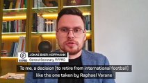 Varane retirement should make organisers nervous - FIFPRO