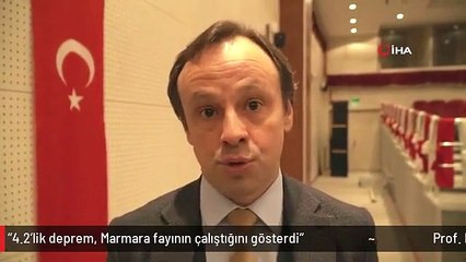 Prof. Dr. Bekler açıkladı: "4.2'lik deprem, Marmara fayının çalıştığını gösterdi"