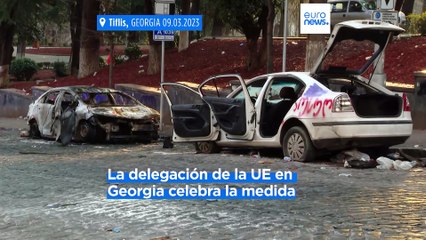 Tải video: Georgia | El Gobierno retira la polémica ley de 