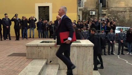 Cutro, l'arrivo del ministro Piantedosi al Consiglio dei ministri straordinario
