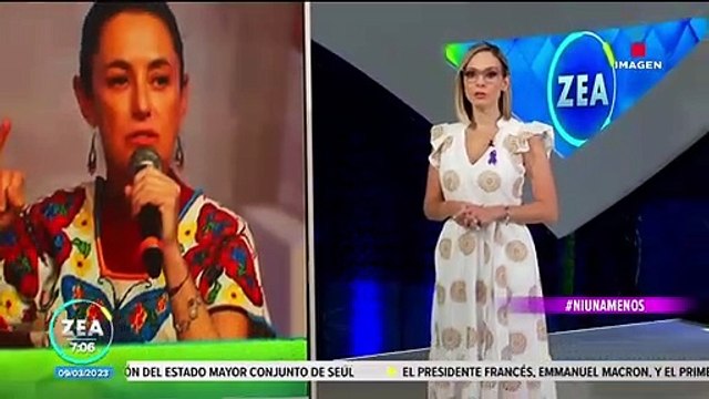 Claudia Sheinbaum destaca acciones a favor de las mujeres