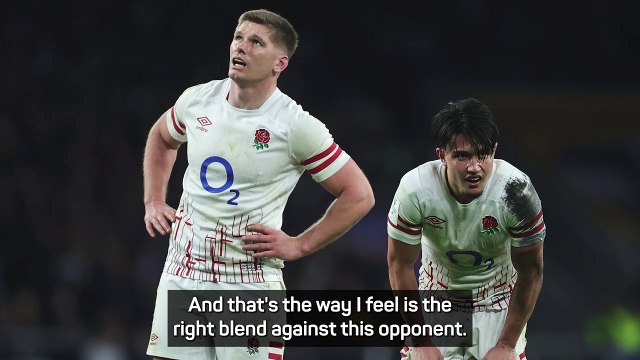Borthwick explains Owen Farrell dropping ahead of England v France