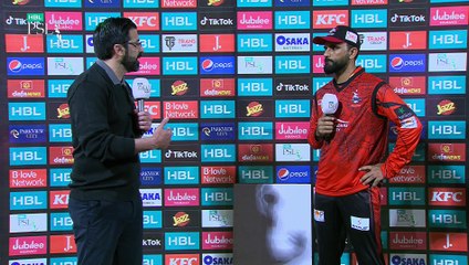 Fakhar Zaman Interview | Islamabad United vs Lahore Qalandars | Match 26 | HBL PSL 8 | MI2T