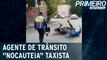 Agente de trânsito “nocauteia” taxista durante briga na Argentina