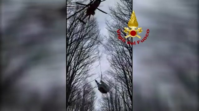 Recuperati sull'Appennino di Modena i resti dell'aereo caduto