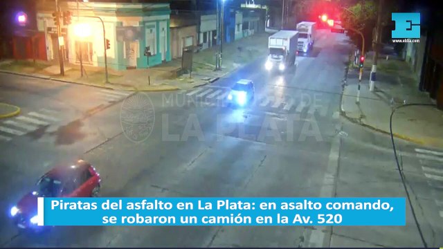 Piratas del asfalto en La Plata: en asalto comando, se robaron un camión en la Av. 520