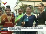 Jóvenes zulianas escenifican historias de Heroínas de la Patria Ana María Campos y Domitila Flores