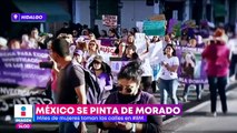 Miles de mujeres toman las calles de la CDMX por el 8M
