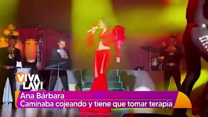 Ana Bárbara reacciona ante burlas por su caída durante concierto