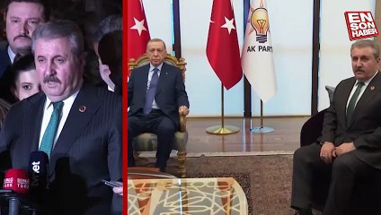 Cumhurbaşkanı Erdoğan, BBP lideri Mustafa Destici ile görüştü