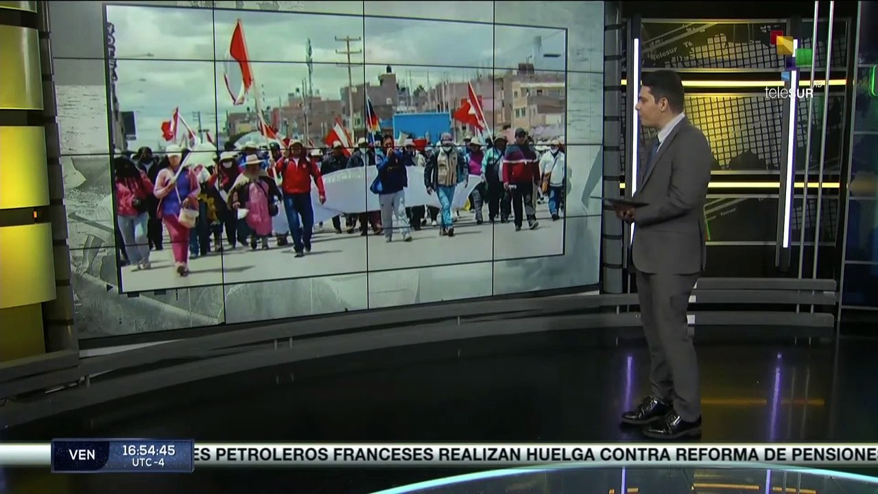 Peruanos anuncian que mantendrán huelga indefinida y radicalizarán las protestas contra el Gobierno
