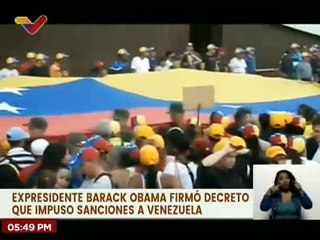 A 8 años del decreto de Barack Obama que impuso sanciones a Venezuela