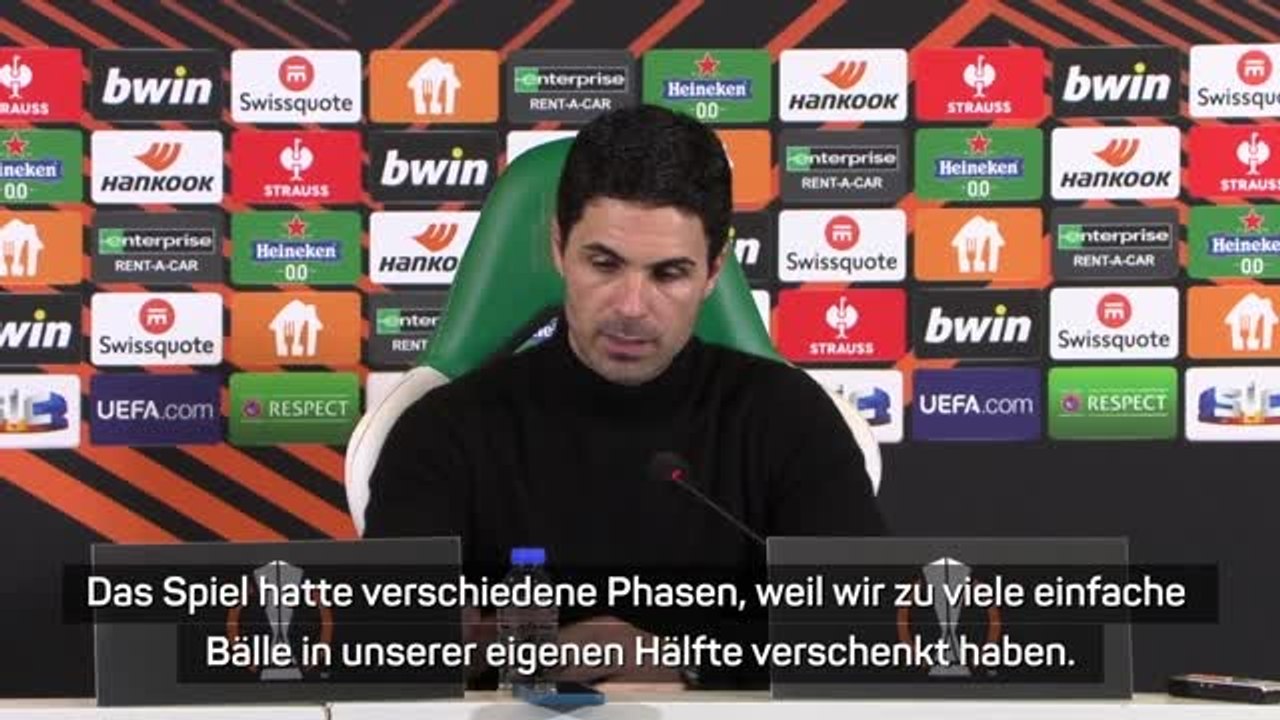 Arteta: 'Zwei schlechte Tore kassiert'