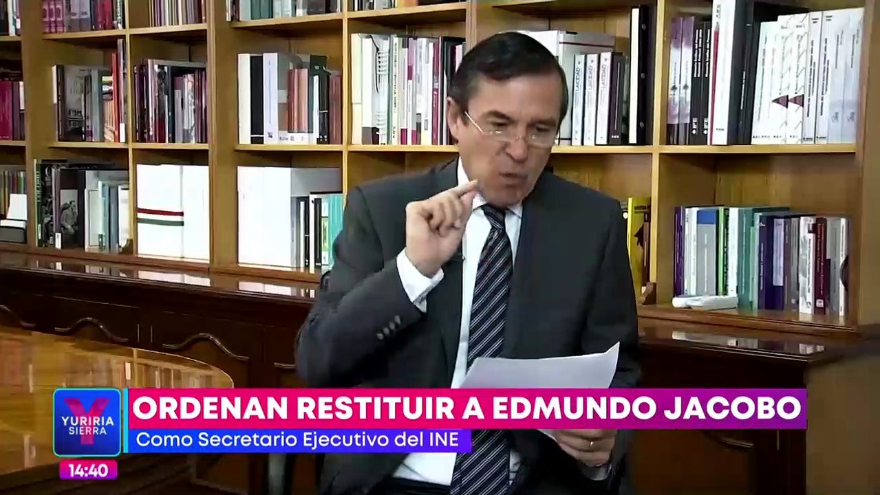 Tribunal federal ordena restituir a Edmundo Jacobo en el INE