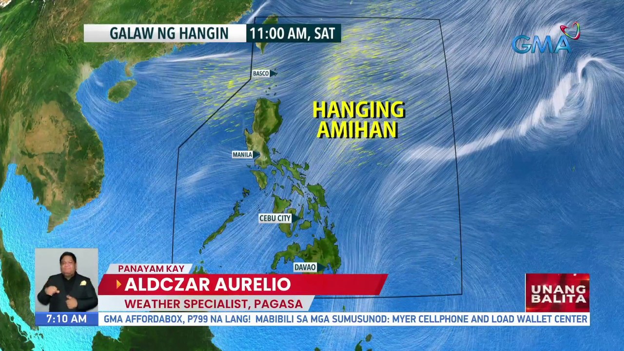 PAGASA: Muling paglakas ng #Amihan, inaasahan sa susunod na linggo; Sirkulasyon sa labas ng PAR, posibleng mabuo bilang LPA - Weather update today as of 7:10 a.m. (March 10, 2023) | UB