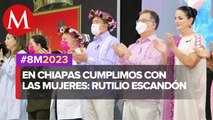 Rutilio Escandón, gobernador de Chiapas, afirma su compromiso con las mujeres del estado