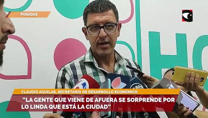“La gente que viene de afuera se sorprende por lo linda que está la ciudad”, indicó el secretario de Desarrollo Económico de Posadas