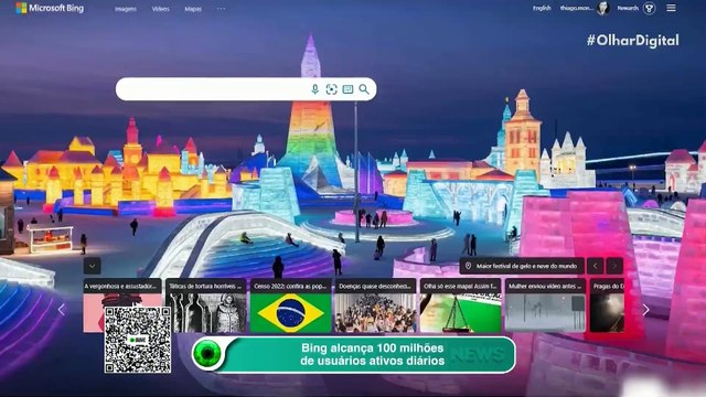 Bing alcança 100 milhões de usuários ativos diários