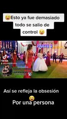 Esposos presentan coreografía de Maroyu en el día de su boda