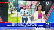 Arequipa: con strippers agasajan a trabajadoras municipales por el Día de la Mujer