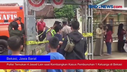Polisi Temukan 4 Jasad Lain saat Kembangkan Kasus Pembunuhan 1 Keluarga di Bekasi