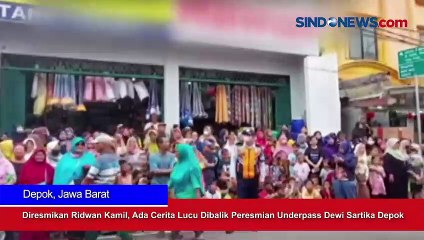 Diresmikan Ridwan Kamil, Ada Cerita Lucu Dibalik Peresmian Underpass Dewi Sartika Depok
