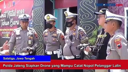 Canggih, Polda Jateng Siapkan Drone yang Mampu Catat Nopol Pelanggar Lalin, Begini Penampakannya