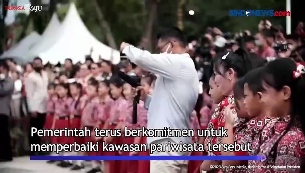 Presiden Jokowi Resmikan Penataan Kawasan Pantai Malalayang dan Ecotourism Village Bunaken