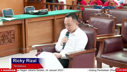 Download Video: Bacakan Pledoi, Ricky Rizal: Saya Tidak Tahu Ada Rencana Membunuh Yosua!