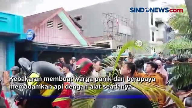 Kebakaran Rumah Warga di Ternate, Pemilik Histeris