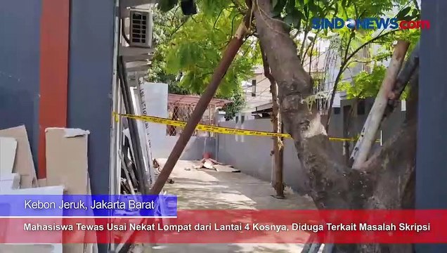 Mahasiswa Tewas Usai Nekat Lompat dari Lantai 4 Kosnya, Diduga Terkait Masalah Skripsi