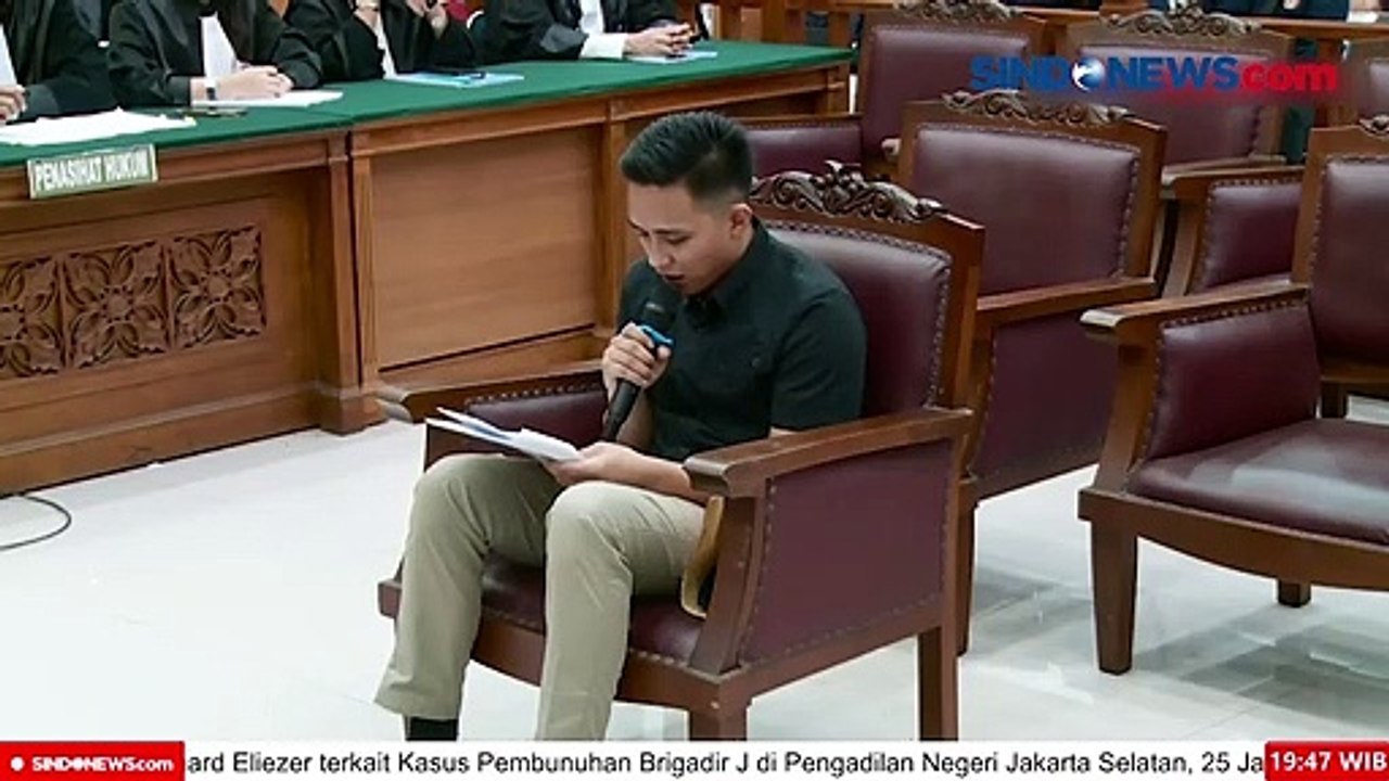 Sampaikan Nota Pembelaan, Richard Eliezer: Saya Merasa Diperalat dan Dibohongi