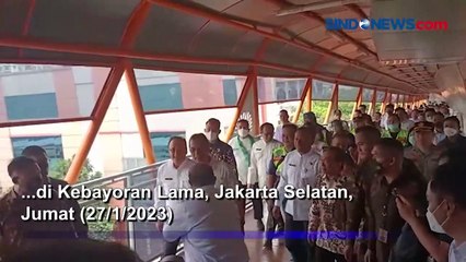 Resmikan Skywalk Kebayoran Jaksel, Pj Gubernur Heru: Tolong Dirawat dan Dijaga