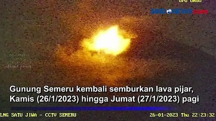 Tải video: Aktivitas Gunung Semeru Kembali Meningkat, Warga Diimbau Waspada