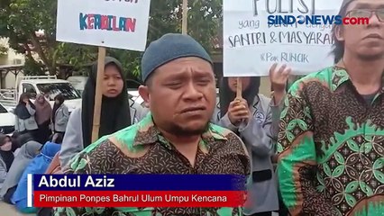 Ratusan Santri Tuntut Keadilan untuk Ipda Agus