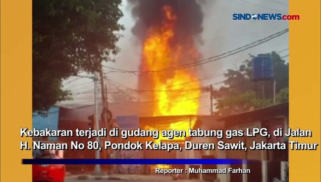 Ledakan Gudang Agen LPG di Duren Sawit, Kebakaran Akibat Kebocoran Gas