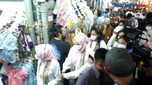 Kunjungi Pasar Beringharjo, Iriana Jokowi Borong Batik dan Tas