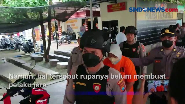 Sindo: Emak-Emak Residivis Ditangkap Polisi di Trenggalek