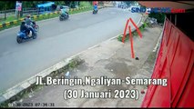 Viral! Kecelakaan Terjadi 3 Kali Berturut-turut di Semarang