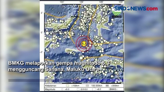 Sanana Maluku Utara Diguncang Gempa Magnitudo 5,3